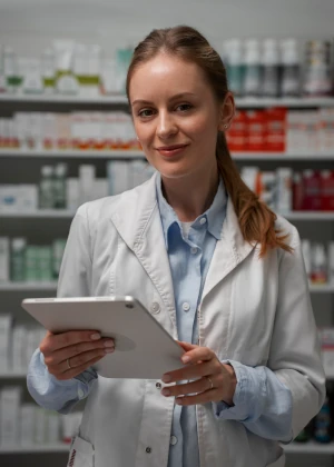 pharmacy tech in pharmacy setting